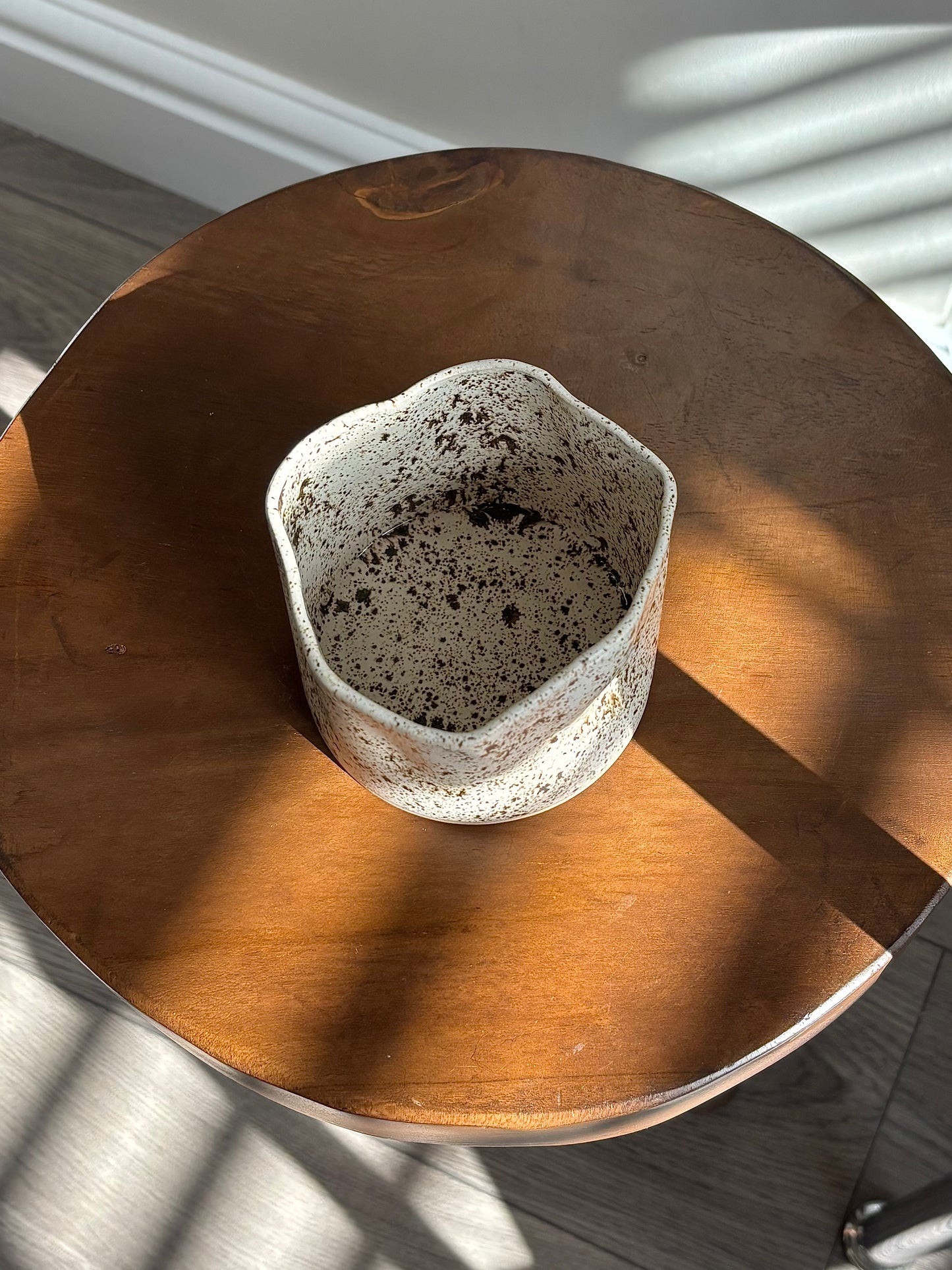 handleless mug in Winterwood glaze