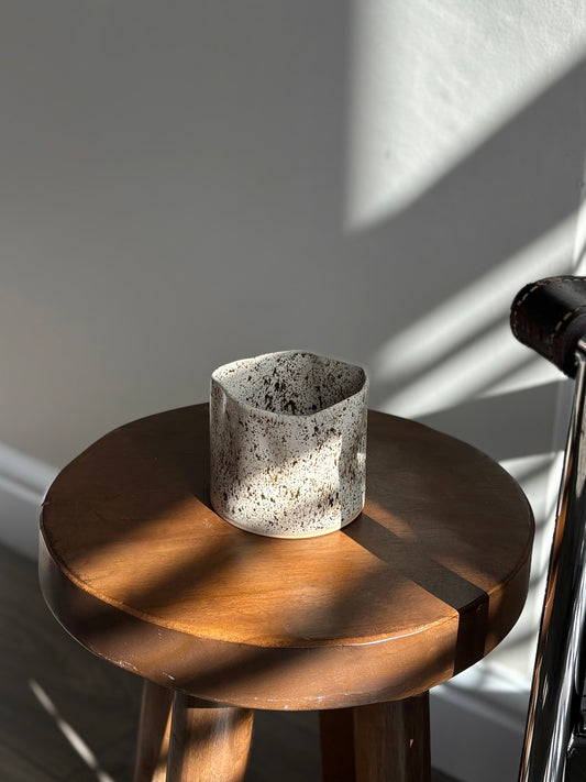 handleless mug in Winterwood glaze