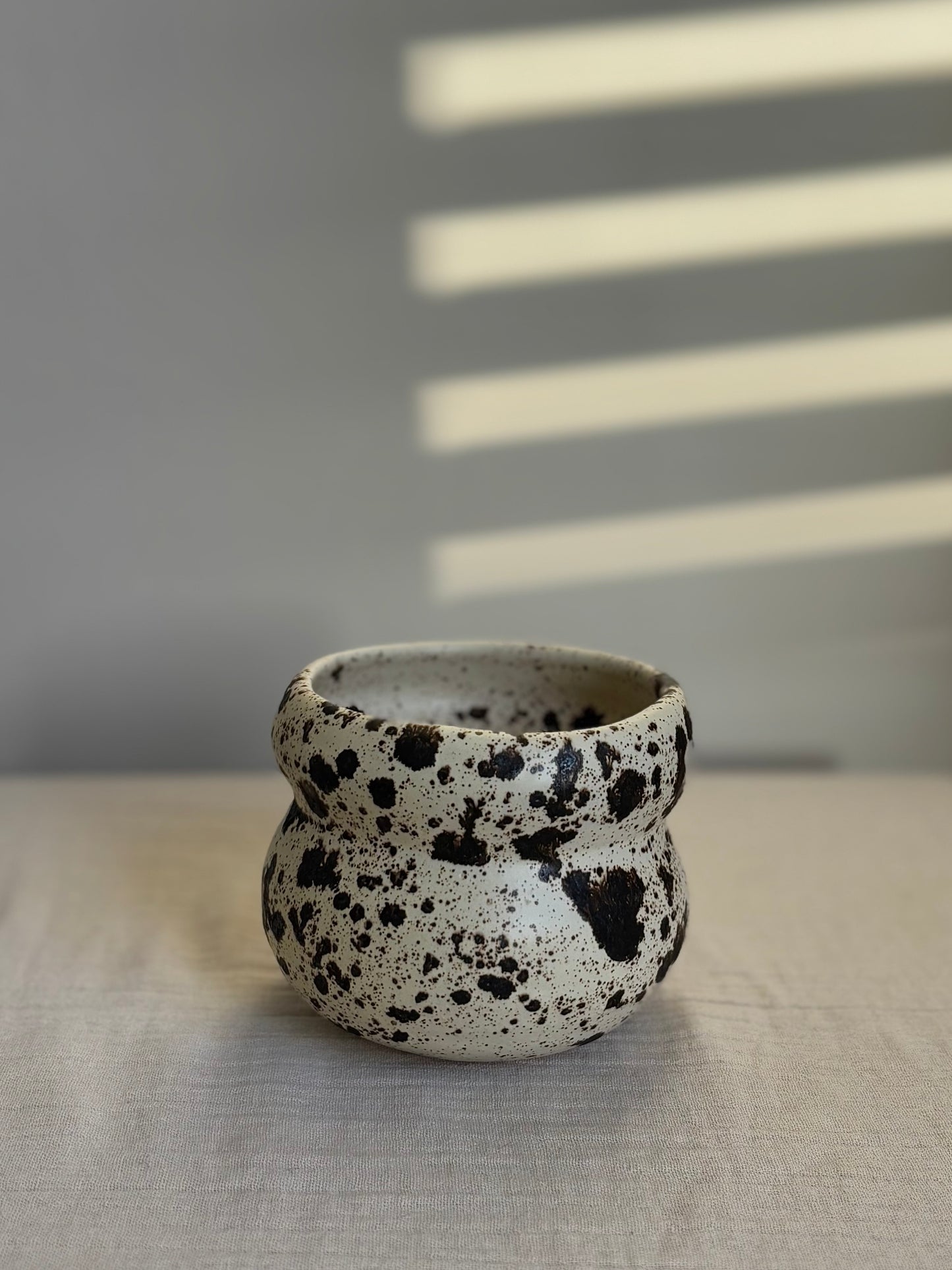 Speckle bubble mug