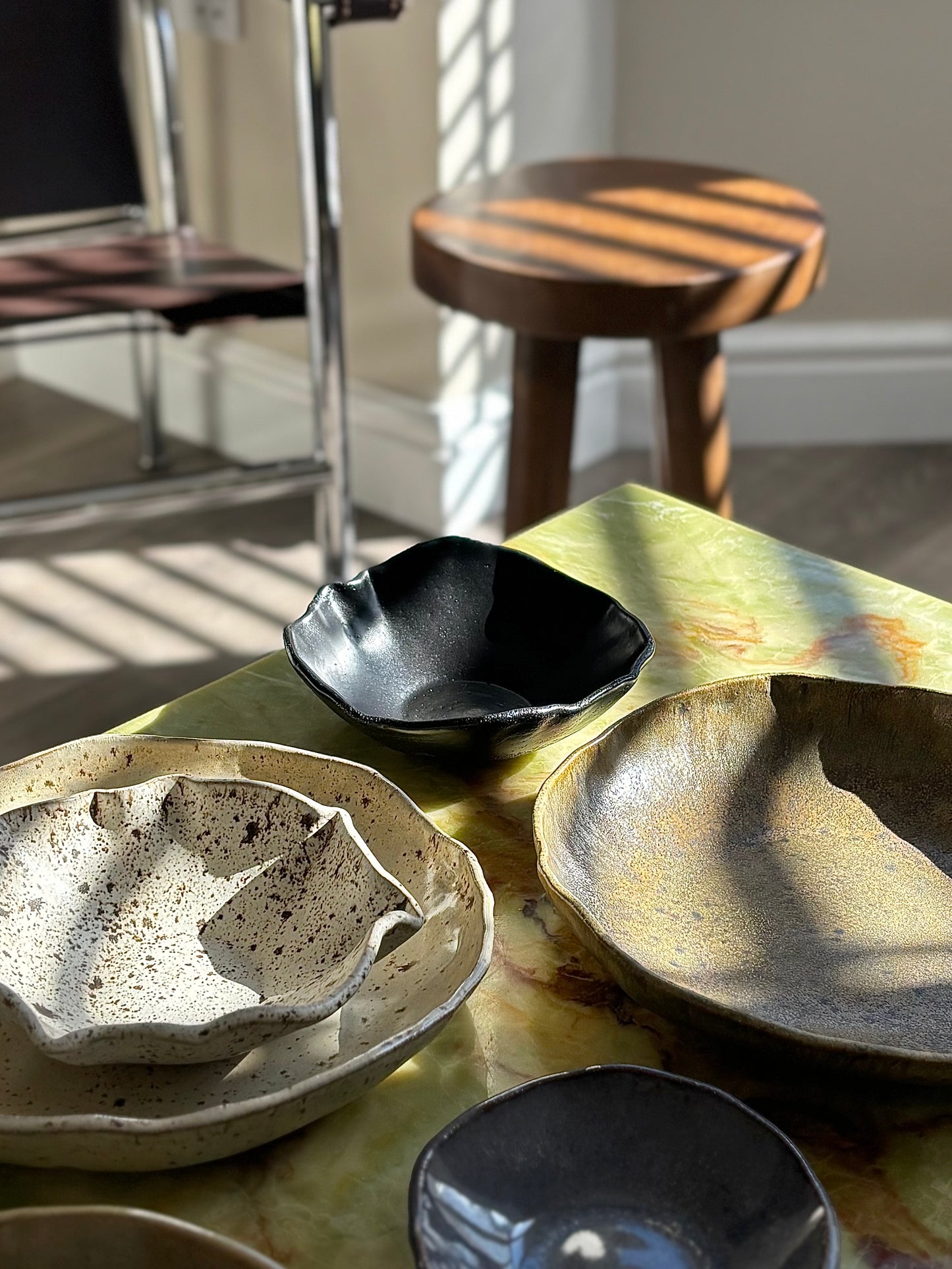 small bowl in Matt black glaze