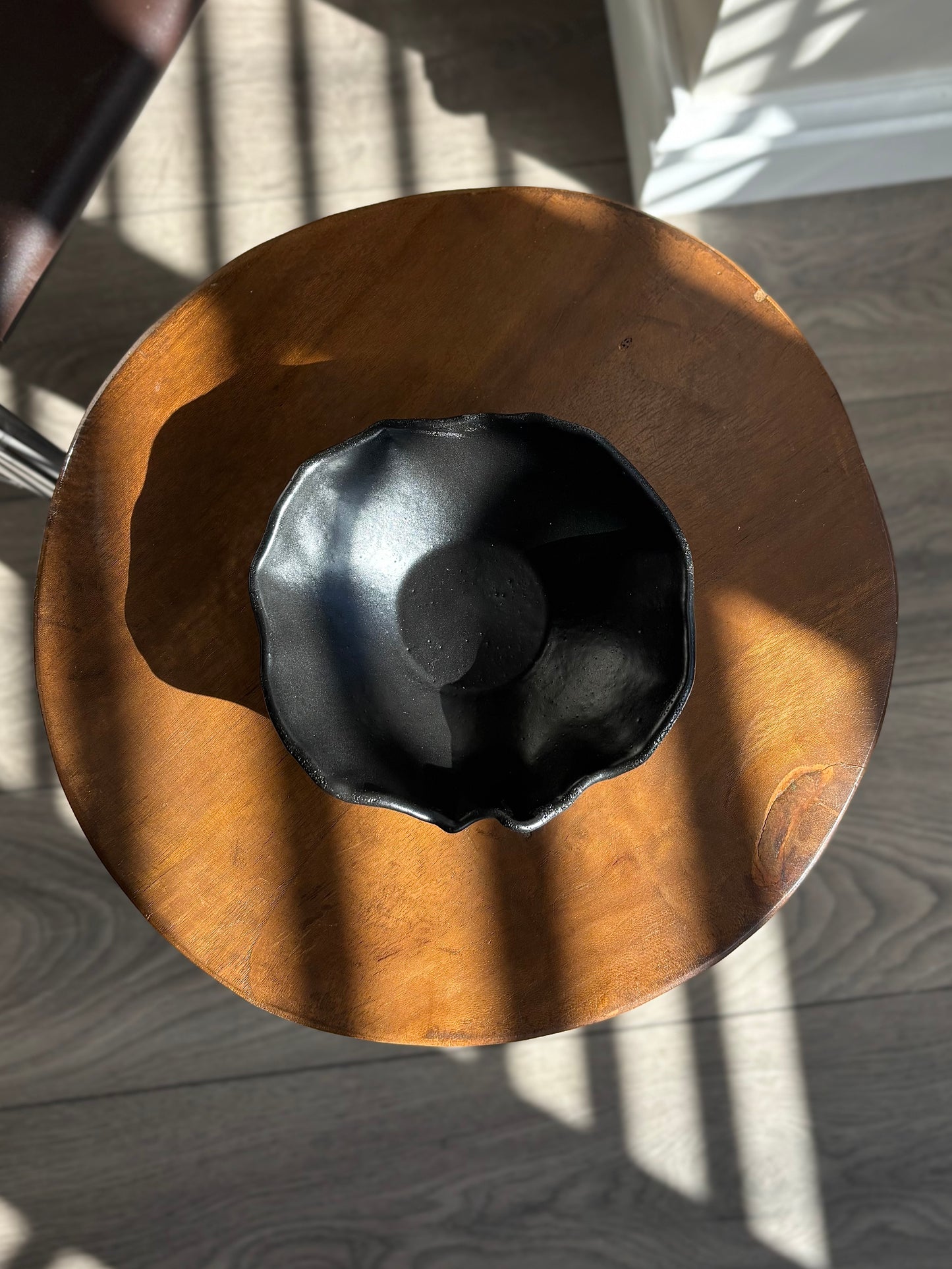 small bowl in Matt black glaze